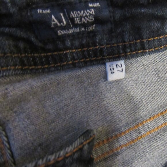 Armani Jeans Women Jeans, Blue,sz.27, made in Italy, cotton 97% - Picture 3 of 8